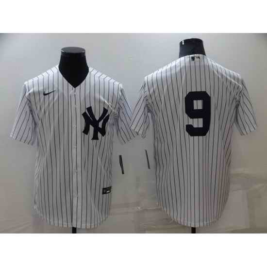 Men New York Yankees #9 Roger Maris White Cool Base Stitched Baseball jersey->new york yankees->MLB Jersey