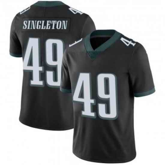 Men Philadelphia Eagles #49 Alex Singleton Black Limited Alternate Vapor Untouchable Nike Jersey->new orleans saints->NFL Jersey