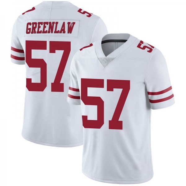 Mens San Francisco 49ers #57 Dre Greenlaw White jersey->san francisco 49ers->NFL Jersey