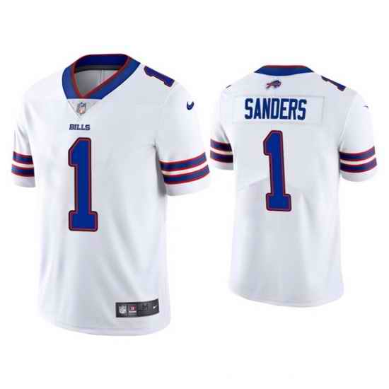Men Buffalo Bills #1 Emmanuel Sanders White Vapor Untouchable Limited Stitched Jersey->baltimore ravens->NFL Jersey