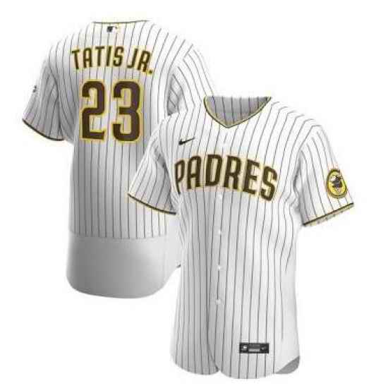 Men San Diego Padres #23 Fernando Tatis Jr White Nike Flexbase Jersey->winnipeg jets->NHL Jersey