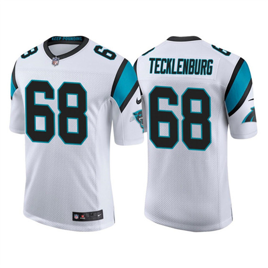 Men's Carolina Panthers #68 Sam Tecklenburg 2022 White Stitched Game Jersey->carolina panthers->NFL Jersey
