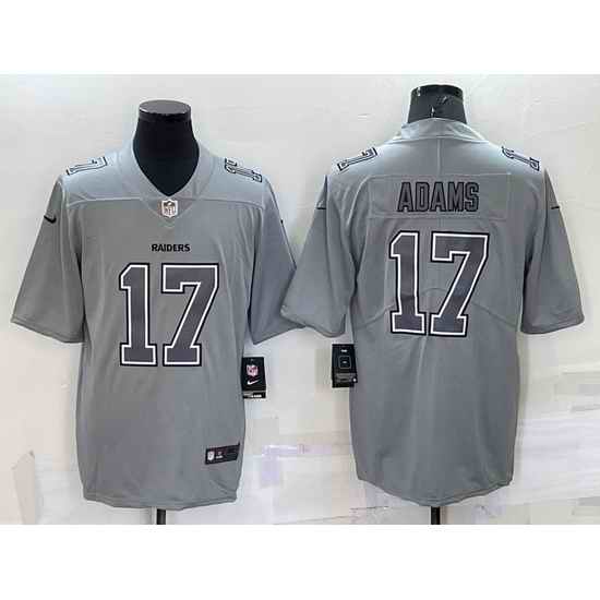 Men Las Vegas Raiders #17 Davante Adams Grey Atmosphere Fashion Stitched Jersey->kansas city chiefs->NFL Jersey