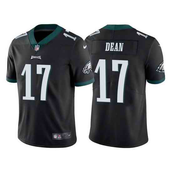 Men Philadelphia Eagles #17 Nakobe Dean Black Vapor Untouchable Limited Stitched jersey->philadelphia eagles->NFL Jersey