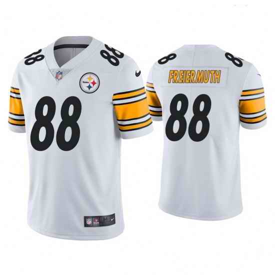 Youth Pittsburgh Steelers Pat Freiermuth #88 White Vapor Limited Stitched Football Jersey->women nfl jersey->Women Jersey