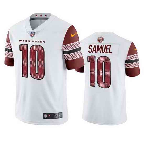 Men Washington Commanders #10 Curtis Samuel White Vapor Untouchable Stitched Football jersey->washington commanders->NFL Jersey