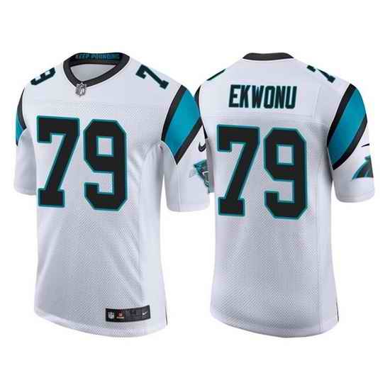 Men Carolina Panthers #79 Ikem Ekwonu 2022 White Stitched jersey->buffalo bills->NFL Jersey