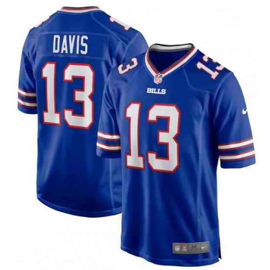 Men Buffalo Bills #13 Gabe Davis Royal Stitched Game Jersey->dallas cowboys->NFL Jersey
