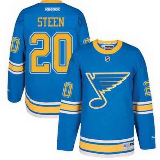 Blues #20 Alexander Steen Light Blue 2017 Winter Classic Stitched NHL Jersey->st.louis blues->NHL Jersey