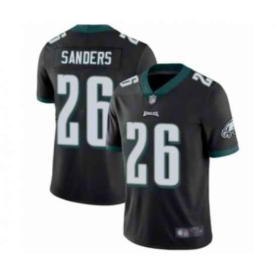 Youth Philadelphia Eagles #26 Miles Sanders Black Vapor Untouchable Limited Player Football Jersey->youth nfl jersey->Youth Jersey