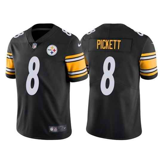 Youth Pittsburgh Steelers #8 Kenny Pickett Black Vapor Untouchable Limited Stitched Jersey->dallas cowboys->NFL Jersey