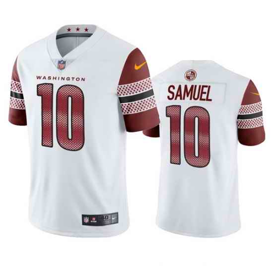 Men's Washington Commanders #10 Curtis Samuel White Vapor Untouchable Stitched Football Jersey->washington commanders->NFL Jersey