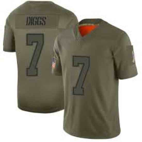 Men Dallas Cowboys #7 Diggs Limited Camo 2019 Salute to Service Football Jersey->dallas cowboys->NFL Jersey