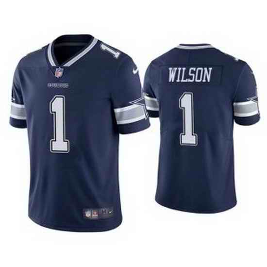 Men Dallas Cowboys #1 Cedrick Wilson Navy Vapor Limited Stitched Jersey->buffalo bills->NFL Jersey