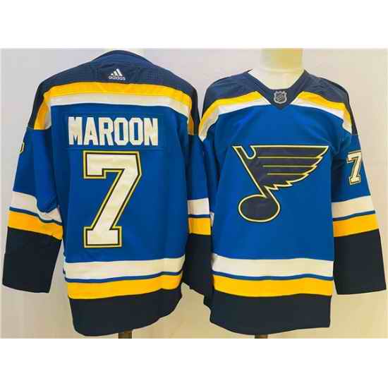 Men St  Louis Blues #7 Patrick Maroon Blue Winter Classic Stitched Jersey->edmonton oilers->NHL Jersey