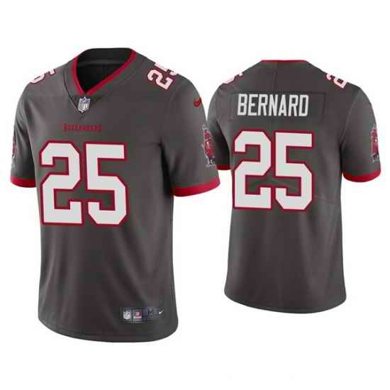 Men Tampa Bay Buccaneers #25 Giovani Bernard Gray Vapor Untouchable Limited Stitched Jersey->tampa bay buccaneers->NFL Jersey