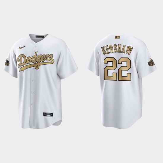 Men Clayton Kershaw Los Angeles Dodgers 2022 Mlb All Star Game White  Jersey->2022 all star->MLB Jersey
