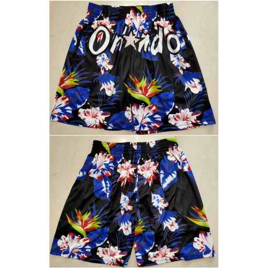 Men Orlando Magic Shorts Run Small->->