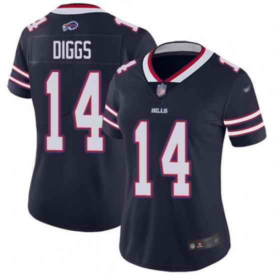 Women's Buffalo Bills #14 Stefon Diggs Navy Blue Inverted Legend Stitched NFL Nike Limited Jersey->tennessee titans->NFL Jersey