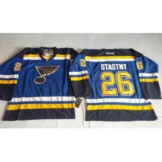 St. Louis Blues #26 Paul Stastny Light Blue Home Stitched NHL Jersey->st.louis blues->NHL Jersey
