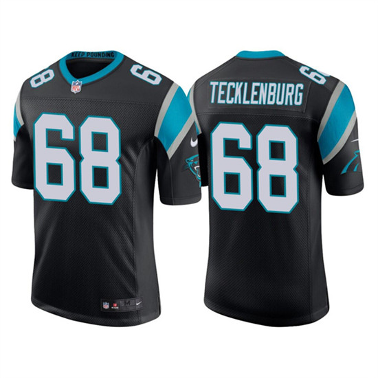 Men's Carolina Panthers #68 Sam Tecklenburg 2022 Black Stitched Game Jersey->dallas cowboys->NFL Jersey