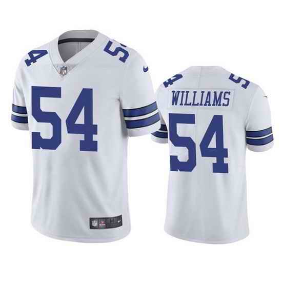 Men Dallas Cowboys #54 Sam Williams White Vapor Limited Stitched Jersey->dallas cowboys->NFL Jersey