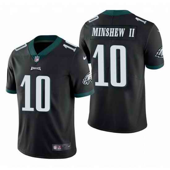 Men Philadelphia Eagles #10 Gardner Minshew II Black Vapor Untouchable Limited Stitched Jersey->philadelphia eagles->NFL Jersey