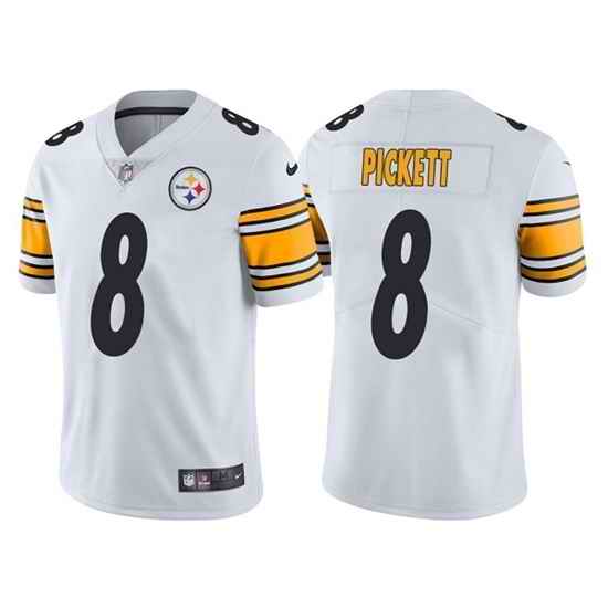 Youth Pittsburgh Steelers #8 Kenny Pickett White Vapor Untouchable Limited Stitched Jersey->dallas cowboys->NFL Jersey