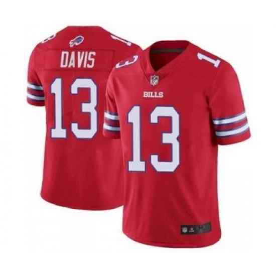 Men's Buffalo Bills #13 Gabriel Davis Red Vapor Untouchable Limited Jersey->buffalo bills->NFL Jersey
