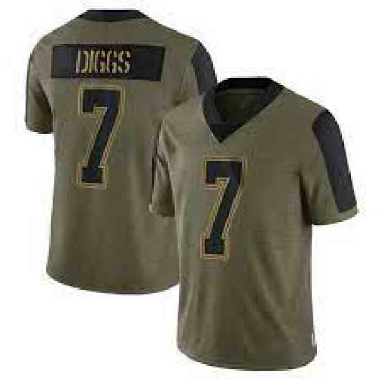 Men Dallas Cowboys Trevon Diggs #7 Limited 2021 Salute To Service Jersey->kansas city chiefs->NFL Jersey