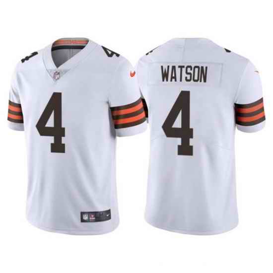 Men's Cleveland Browns #4 Deshaun Watson White Vapor Untouchable Limited Stitched Jersey->cleveland browns->NFL Jersey