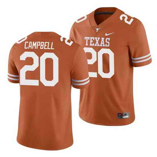 Texas Longhorns Earl Campbell Texas Orange College Football Men'S Jersey->texas longhorns->NCAA Jersey