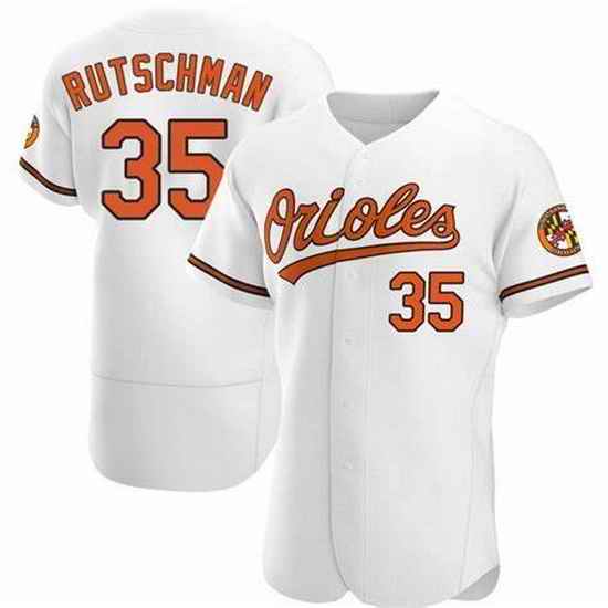 Men Baltimore Oriole #35 Adley Rutschman White Flex Base Stitched Baseball jersey->youth mlb jersey->Youth Jersey