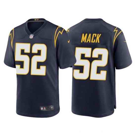 Men's Los Angeles Chargers #52 Khalil Mack Navy Vapor Untouchable Limited Stitched Jersey->los angeles chargers->NFL Jersey