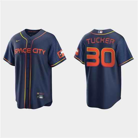 Youth Houston Astros #30 Kyle Tucker 2022 Navy City Connect Stitched Jersey->youth mlb jersey->Youth Jersey