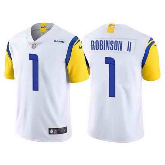 Men Los Angeles Rams Allen Robinson II White Vapor Untouchable Limited Stitched Football jersey->miami dolphins->NFL Jersey