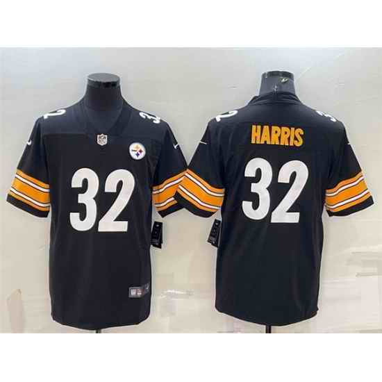 Men Pittsburgh Steelers #32 Franco Harris Black Vapor Untouchable Limited Stitched Jersey->tennessee titans->NFL Jersey