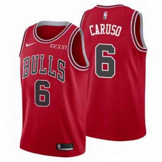 Men's Chicago Bulls #6 Alex Caruso Red Edition Swingman Stitched Basketball Jersey->chicago bulls->NBA Jersey