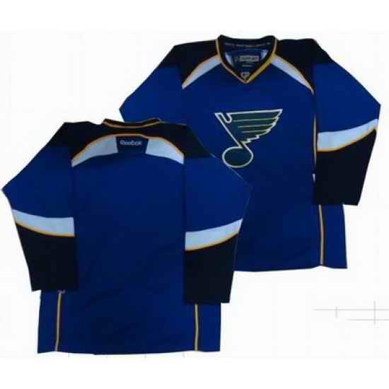 ST.LOUIS BLUES BLANK Blue Third Jerseys->st.louis blues->NHL Jersey