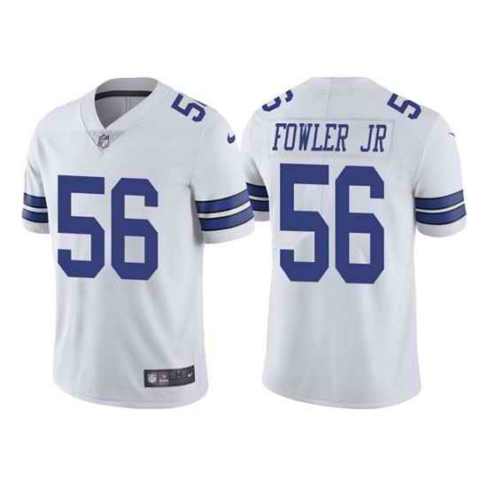 Men Dallas Cowboys #56 Dante Fowler Jr  White Vapor Limited Stitched Jersey->dallas cowboys->NFL Jersey