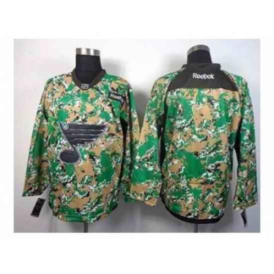 NHL Jerseys St. Louis Blues Blank Camo Jerseys->st.louis blues->NHL Jersey