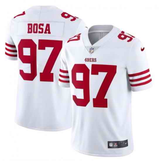 Men San Francisco 49ers #97 Nike Bosa 2022 New White Vapor Untouchable Stitched Jersey->san francisco 49ers->NFL Jersey