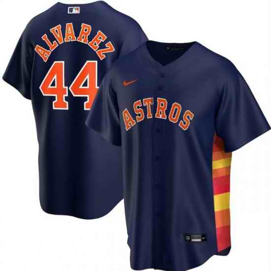 Men's Houston Astros Navy #44 Yordan Alvarez Cool Base Stitched MLB Jersey->houston astros->MLB Jersey