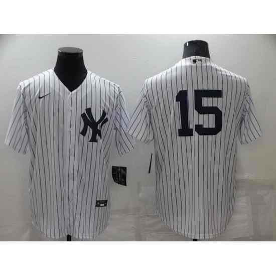 Men New York Yankees #15 Thurman Munson White Cool Base Stitched Baseball jersey->new york yankees->MLB Jersey