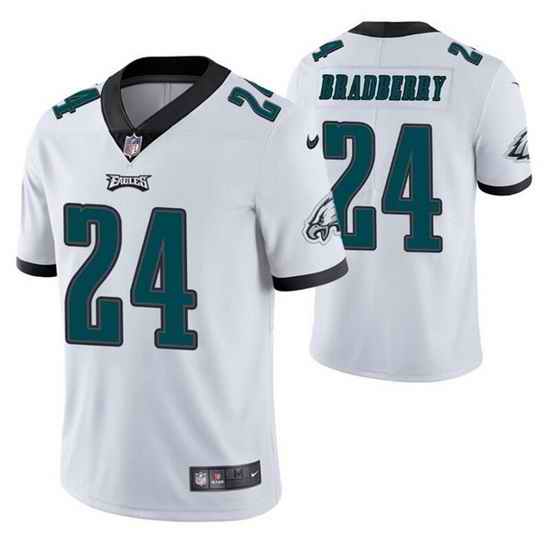 Men Philadelphia Eagles #24 James Bradberry White Vapor Untouchable Limited Stitched Jersey->philadelphia eagles->NFL Jersey