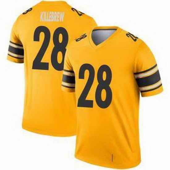 Men Pittsburgh Steelers Miles Killebrew #28 Legend Football Jersey->pittsburgh steelers->NFL Jersey