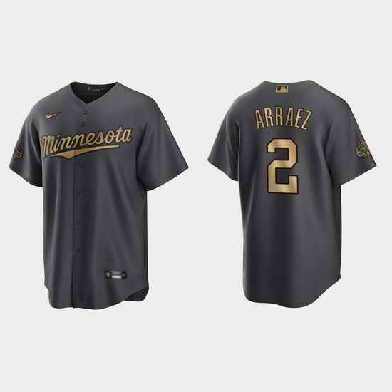Men Luis Arraez Minnesota Twins 2022 Mlb All Star Game Charcoal  Jersey->2022 all star->MLB Jersey