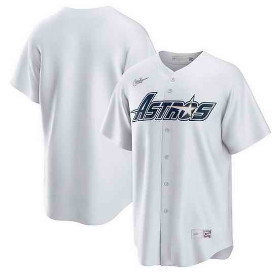 Men Houston Astros White Gold Star Cooperstown Stitched jersey->houston astros->MLB Jersey