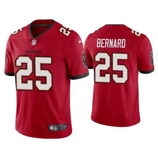 Men Tampa Bay Buccaneers #25 Giovani Bernard Red Vapor Untouchable Limited Stitched Jersey->arizona cardinals->NFL Jersey