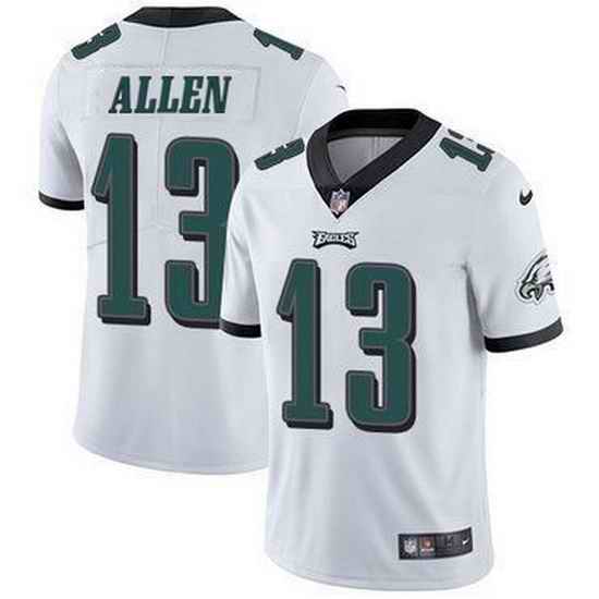Men Philadelphia Eagles #13 Devon Allen White Vapor Untouchable Limited Stitched Jersey->philadelphia eagles->NFL Jersey
